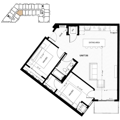 floor plan of the first floor of the house